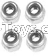 Wltoys 10428-A A929-95 M3 Locknut(4PCS),Wltoys 10428-A RC Car Parts,High speed 1:10 Scale 4wd,10428-A Electric Power On Road Drift Racing Truck Car Parts