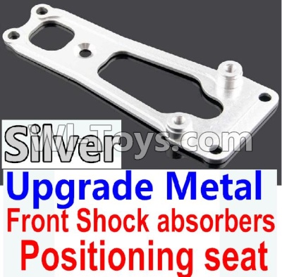Wltoys 10428-A Upgrade Metal Front Shock absorbers Positioning seat-Silver,Wltoys 10428-A RC Car Parts,High speed 1:10 Scale 4wd,10428-A Electric Power On Road Drift Racing Truck Car Parts