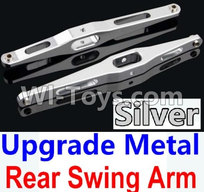 Wltoys 10428-A Upgrade Metal Rear Swing Arm-Silver-2pcs,Wltoys 10428-A RC Car Parts,High speed 1:10 Scale 4wd,10428-A Electric Power On Road Drift Racing Truck Car Parts