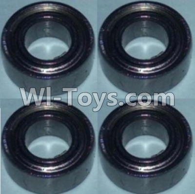 Wltoys 10428-A Bearing(5X10X4)-4pcs,Wltoys 10428-A RC Car Parts,High speed 1:10 Scale 4wd,10428-A Electric Power On Road Drift Racing Truck Car Parts