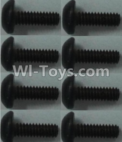 Wltoys 10428-A Pan head inner hexagon Screws-M2X6-(8pcs),Wltoys 10428-A RC Car Parts,High speed 1:10 Scale 4wd,10428-A Electric Power On Road Drift Racing Truck Car Parts