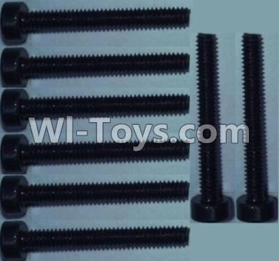 Wltoys 10428-A Cup head inner hexagon Screws-M2X16-(8pcs),Wltoys 10428-A RC Car Parts,High speed 1:10 Scale 4wd,10428-A Electric Power On Road Drift Racing Truck Car Parts