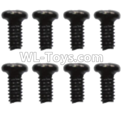 Wltoys 10428-D ST2.6X4PB screws(8pcs)-10428-D.0691,Wltoys 10428-D 1/10 Parts,Wltoys 10428-D Rc Car Parts