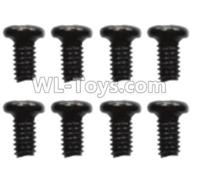 Wltoys 10428-D ST 3x10PB-PWB7 screws(8pcs)-12401.0254,Wltoys 10428-D 1/10 Parts,Wltoys 10428-D Rc Car Parts