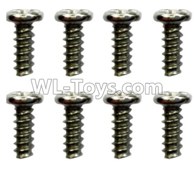 Wltoys 10428-D ST1.7x4PB screws(8pcs)-18428-B.0551,Wltoys 10428-D 1/10 Parts,Wltoys 10428-D Rc Car Parts