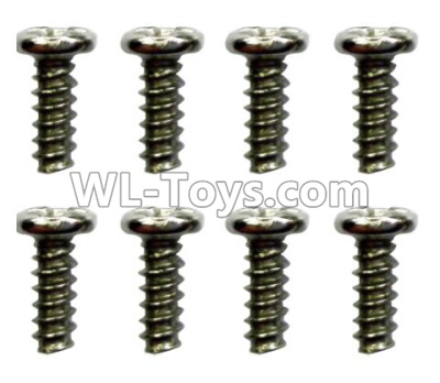 Wltoys 10428-D ST2.3x4PB screws(8pcs)-18428-B.0554,Wltoys 10428-D 1/10 Parts,Wltoys 10428-D Rc Car Parts