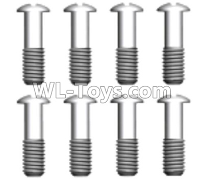 Wltoys 10428-D ST2.3X8PB screws with lower half tooth(8pcs)-18428-B.0557,Wltoys 10428-D 1/10 Parts,Wltoys 10428-D Rc Car Parts