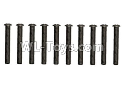 Wltoys 10428-D 2.5x14 Pan head screws(10pcs)-L959-59,Wltoys 10428-D 1/10 Parts,Wltoys 10428-D Rc Car Parts