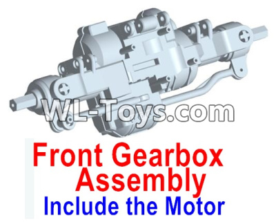 Wltoys 10428-E Parts-Front drive gearbox assembly (lithium version)-Include the Motor-10428-D.0698,Wltoys 10428-E 1/10 Parts,Wltoys 10428-E Rc Car Parts