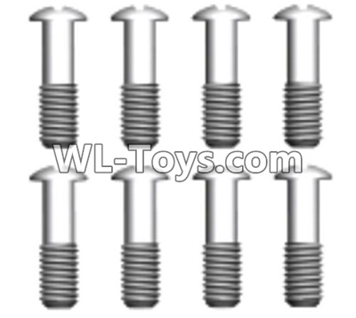 Wltoys 10428-E Parts-ST2.3X8PB screws with lower half tooth(8pcs)-18428-B.0557,Wltoys 10428-E 1/10 Parts,Wltoys 10428-E Rc Car Parts
