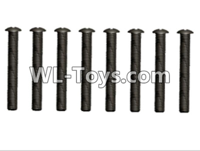 Wltoys 10428-E Parts-2.5x20 Pan head screws(10pcs)-12428.0106,Wltoys 10428-E 1/10 Parts,Wltoys 10428-E Rc Car Parts