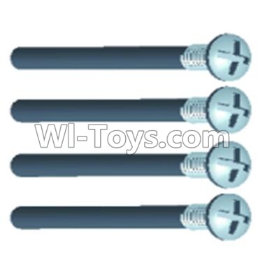 Wltoys 12401 0239 Half teeth screw(4PCS)-M3X36PMO,Wltoys 12401 RC Car Spare Parts Replacement Accessories,1:12 Scale 4wd,2.4G 12401 rc racing car Parts,On Road Drift Racing Truck Car Parts