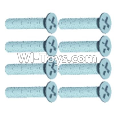 Wltoys 12401 0244 Countersunk head screws(8PCS)-M2X10,Wltoys 12401 RC Car Spare Parts Replacement Accessories,1:12 Scale 4wd,2.4G 12401 rc racing car Parts,On Road Drift Racing Truck Car Parts