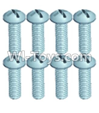 Wltoys 12401 0250 Pan head screws(8PCS)-M2.6X8,Wltoys 12401 RC Car Spare Parts Replacement Accessories,1:12 Scale 4wd,2.4G 12401 rc racing car Parts,On Road Drift Racing Truck Car Parts