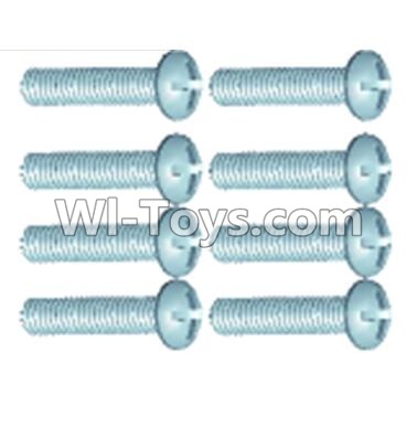 Wltoys 12401 0252 Pan head screws(8PCS)-M2.6X10,Wltoys 12401 RC Car Spare Parts Replacement Accessories,1:12 Scale 4wd,2.4G 12401 rc racing car Parts,On Road Drift Racing Truck Car Parts