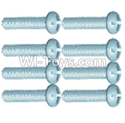 Wltoys 12401 0253 Pan head screws(8PCS)-M2.6X12,Wltoys 12401 RC Car Spare Parts Replacement Accessories,1:12 Scale 4wd,2.4G 12401 rc racing car Parts,On Road Drift Racing Truck Car Parts