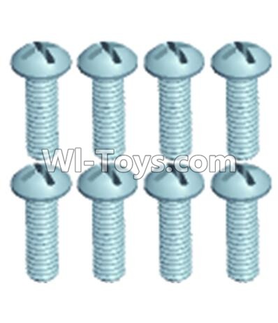 Wltoys 12401 0254 Pan head screws(8PCS)-M3X10,Wltoys 12401 RC Car Spare Parts Replacement Accessories,1:12 Scale 4wd,2.4G 12401 rc racing car Parts,On Road Drift Racing Truck Car Parts