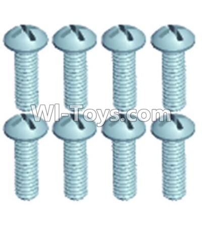 Wltoys 12401 0256 Pan head screws(8PCS)-M3X12,Wltoys 12401 RC Car Spare Parts Replacement Accessories,1:12 Scale 4wd,2.4G 12401 rc racing car Parts,On Road Drift Racing Truck Car Parts