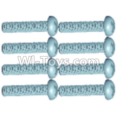 Wltoys 12401 0257 Pan head screws(8PCS)-M3X14,Wltoys 12401 RC Car Spare Parts Replacement Accessories,1:12 Scale 4wd,2.4G 12401 rc racing car Parts,On Road Drift Racing Truck Car Parts