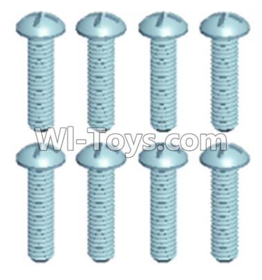 Wltoys 12401 12428-0102 Pan head screws(8PCS)-M2.5X10,Wltoys 12401 RC Car Spare Parts Replacement Accessories,1:12 Scale 4wd,2.4G 12401 rc racing car Parts,On Road Drift Racing Truck Car Parts