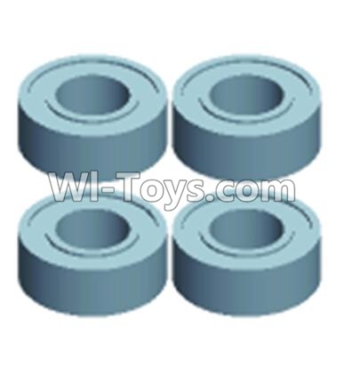 Wltoys 12401 0286 Oil copper sleeve(4pcs)-4X8X3mm,Wltoys 12401 RC Car Spare Parts Replacement Accessories,1:12 Scale 4wd,2.4G 12401 rc racing car Parts,On Road Drift Racing Truck Car Parts