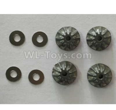 Wltoys 124012 10T differential asteroid tooth Parts(hardware-l 4pcs)+ gasket(4pcs) 5X2.1X0.2mm-12429.1156,1/12 Wltoys 124012 Parts,Wltoys 124012 RC Car Parts