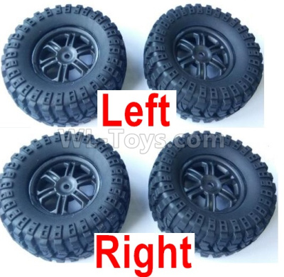 Wltoys 124012 Left and Right Wheel Assembly Parts(Total 4 set),1/12 Wltoys 124012 Parts,Wltoys 124012 RC Car Parts