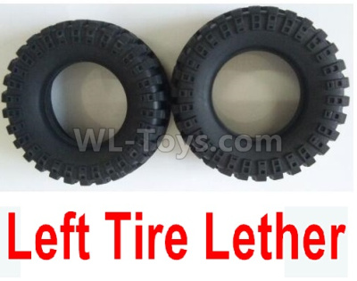 Wltoys 124012 Left Tire Lether Parts(2pcs)-Not include the Wheel Hub-124011.0968,1/12 Wltoys 124012 Parts,Wltoys 124012 RC Car Parts