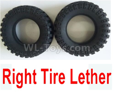 Wltoys 124012 Right Tire Lether Parts(2pcs)-Not include the Wheel Hub-124011.0969,1/12 Wltoys 124012 Parts,Wltoys 124012 RC Car Parts