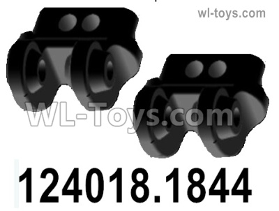 Wltoys 124016 Fixed seat for the Bottom of the Rear shock absorber. 124016.1844. Total include the left and Right, 2pcs. Wltoys 124016 1/12 Parts, Wltoys 124016 RC Car Parts.