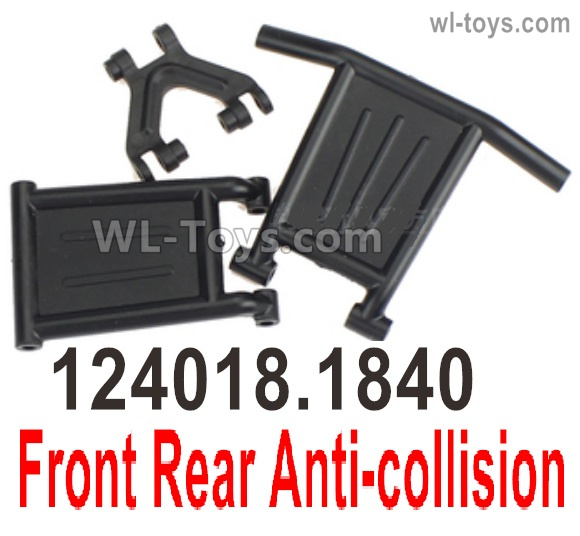 Wltoys 124016 Front and Rear Anti-collision group. 124016.1840. Wltoys 124016 1/12 Parts, Wltoys 124016 RC Car Parts.