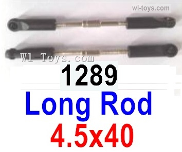 Wltoys 124016 Long rod assembly(2pcs)-4.5x40-124016.1289,Wltoys 124016 1/12 Parts,Wltoys 124016 RC Car Parts