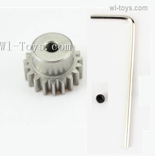 Wltoys 124017 Upgrade Motor gear + Set screws + L-Shape Wrench for the Brushless Version 124017 rc racing car