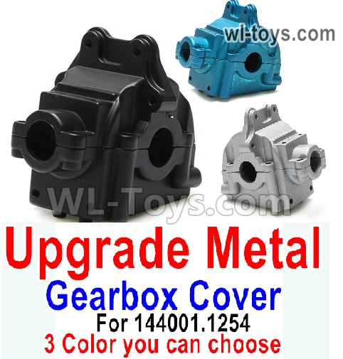 Wltoys 124016 Upgrade Metal Gearbox Cover for the Wltoys 124016.1254. It Includes 3 colors you can choose.