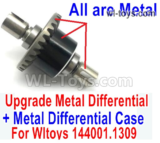 Wltoys 124016 Upgrade Metal Steel Differential unit Parts With the Metal Differential Case. 124016.1309