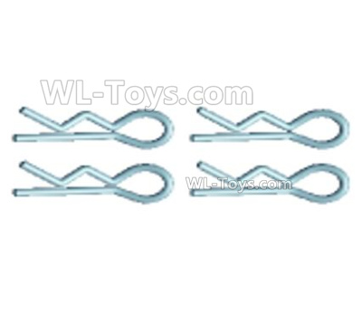 Wltoys 124019 R-Clips,Pin,R-Shape Fixed Pin for the Body shell cover(4pcs),Wltoys 124019 1/12 Parts,Wltoys 124019 RC Car Parts