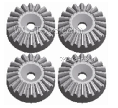 Wltoys 124019 Metal 16T Differential large planetary gear(4pcs)-(Hardware)-124019.1155,Wltoys 124019 1/12 Parts,Wltoys 124019 RC Car Parts