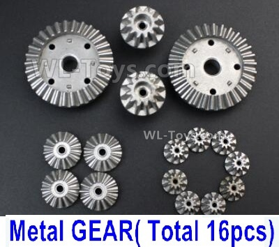 Wltoys 124019 Whole Metal Kit-(Metal gear,total 16pcs),Wltoys 124019 1/12 Parts,Wltoys 124019 RC Car Parts