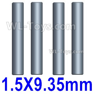 Wltoys 124019 Cardan shaft(4pcs)-1.5x9.35mm-124019.1274,Wltoys 124019 1/12 Parts,Wltoys 124019 RC Car Parts
