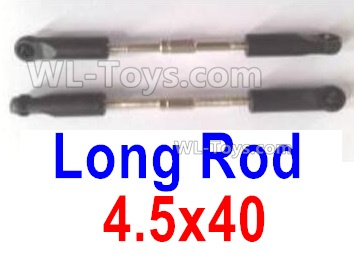 Wltoys 124019 Long rod assembly(2pcs)-4.5x40-124019.1289,Wltoys 124019 1/12 Parts,Wltoys 124019 RC Car Parts