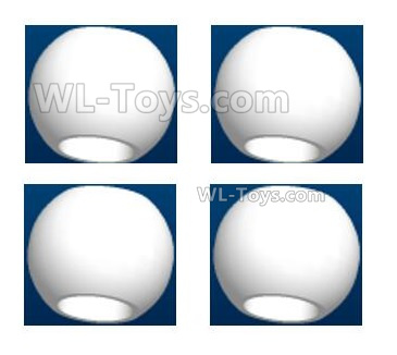 Wltoys 124019 Ball head set(4pcs)-5.8X4.55-124019.1292,Wltoys 124019 1/12 Parts,Wltoys 124019 RC Car Parts