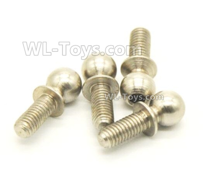Wltoys 124019 Ball head screws-4pcs-4.9X13.6mm-124019.1337,Wltoys 124019 1/12 Parts,Wltoys 124019 RC Car Parts