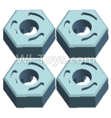 Wltoys 12403 Hexagonal round seat(4pcs),Wltoys 12403 RC Car Spare Parts Replacement Accessories,1:12 Scale 4wd,2.4G 12403 rc racing car Parts,On Road Drift Racing Truck Car Parts