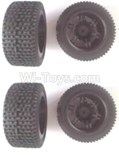 Wltoys 12403 Front and Rear wheel unit(Total 4pcs),Wltoys 12403 RC Car Spare Parts Replacement Accessories,1:12 Scale 4wd,2.4G 12403 rc racing car Parts,On Road Drift Racing Truck Car Parts