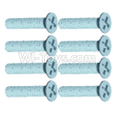 Wltoys 12403 Countersunk head screws(8PCS)-M2X10,Wltoys 12403 RC Car Spare Parts Replacement Accessories,1:12 Scale 4wd,2.4G 12403 rc racing car Parts,On Road Drift Racing Truck Car Parts