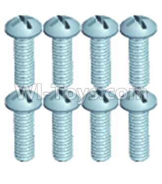 Wltoys 12403 Pan head screws(8PCS)-M2.6X8,Wltoys 12403 RC Car Spare Parts Replacement Accessories,1:12 Scale 4wd,2.4G 12403 rc racing car Parts,On Road Drift Racing Truck Car Parts