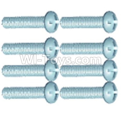 Wltoys 12403 Pan head screws(8PCS)-M2.6X12,Wltoys 12403 RC Car Spare Parts Replacement Accessories,1:12 Scale 4wd,2.4G 12403 rc racing car Parts,On Road Drift Racing Truck Car Parts