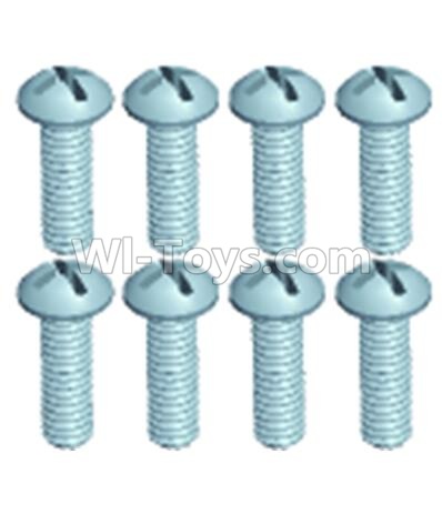 Wltoys 12403 Pan head screws(8PCS)-M3X10,Wltoys 12403 RC Car Spare Parts Replacement Accessories,1:12 Scale 4wd,2.4G 12403 rc racing car Parts,On Road Drift Racing Truck Car Parts