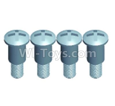 Wltoys 12403 Pan head Half tooth screws(4PCS)-M3X10-Bottom tooth lehgth 5mm,Wltoys 12403 RC Car Spare Parts Replacement Accessories,1:12 Scale 4wd,2.4G 12403 rc racing car Parts,On Road Drift Racing Truck Car Parts