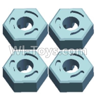 Wltoys 12404 Hexagonal round seat(4pcs),Wltoys 12404 RC Car Spare Parts Replacement Accessories,1:12 Scale 4wd,2.4G 12404 rc racing car Parts,On Road Drift Racing Truck Car Parts
